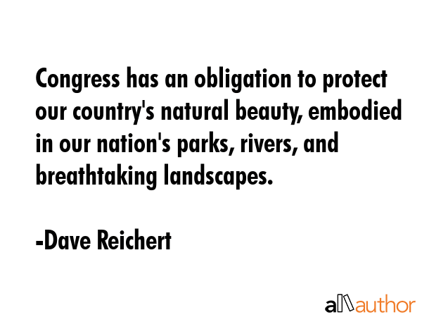 Congress has an obligation to protect our country\