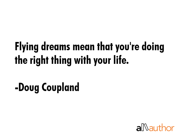 Flying dreams mean that you\