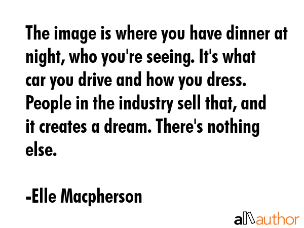 The image is where you have dinner at night, who you\