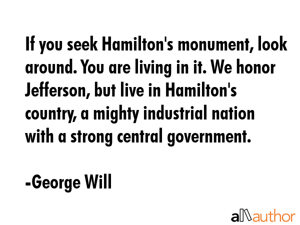If you seek Hamilton\