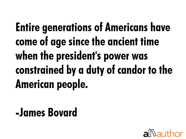 Entire generations of Americans have come of age since the ancient time when the president\
