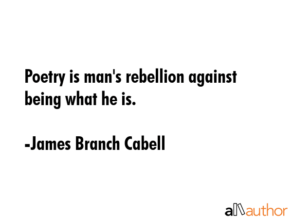 Poetry is man\
