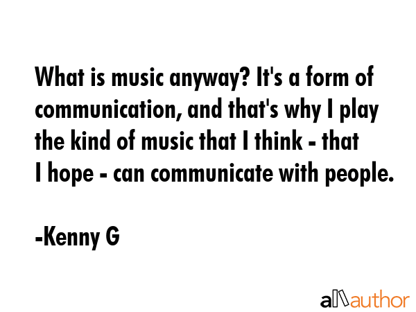 What is music anyway? It\