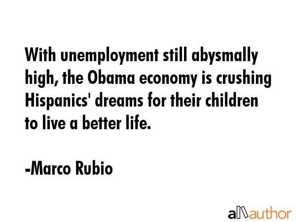 With unemployment still abysmally high, the Obama economy is crushing Hispanics\
