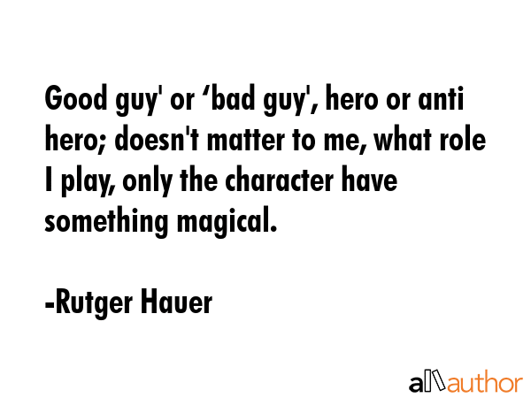 Good guy\