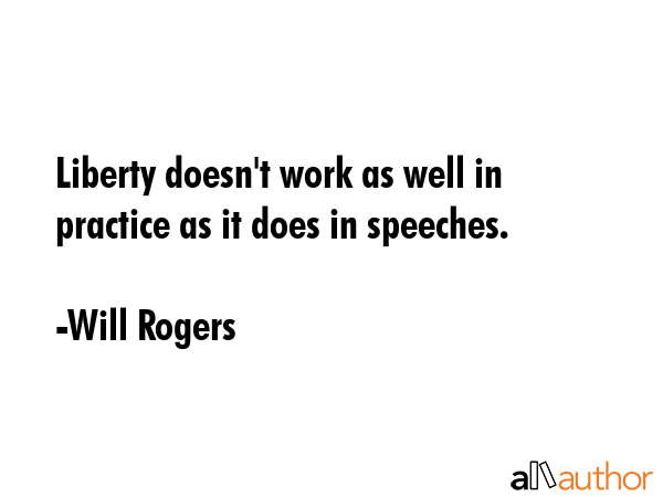 Liberty doesn\