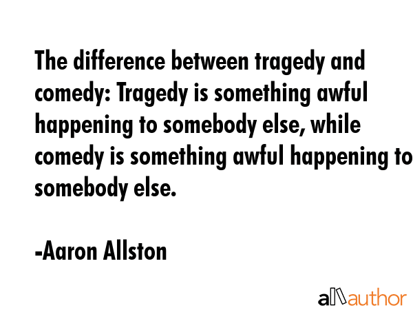 what is the difference between a comedy and a tragedy