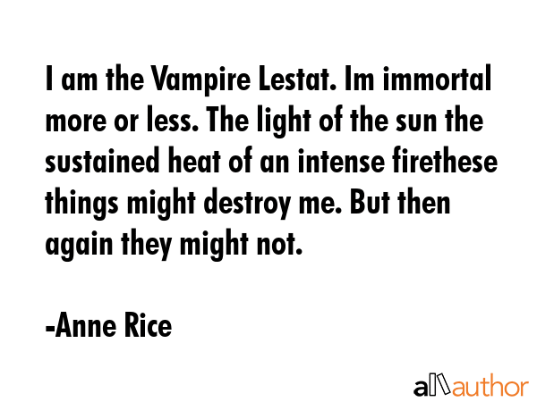 anne rice quotes