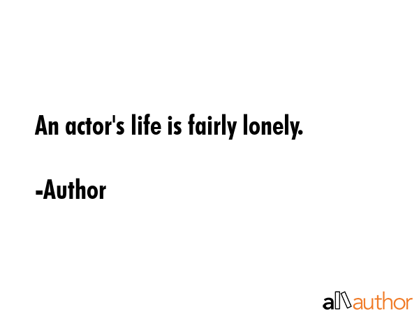 An actor\