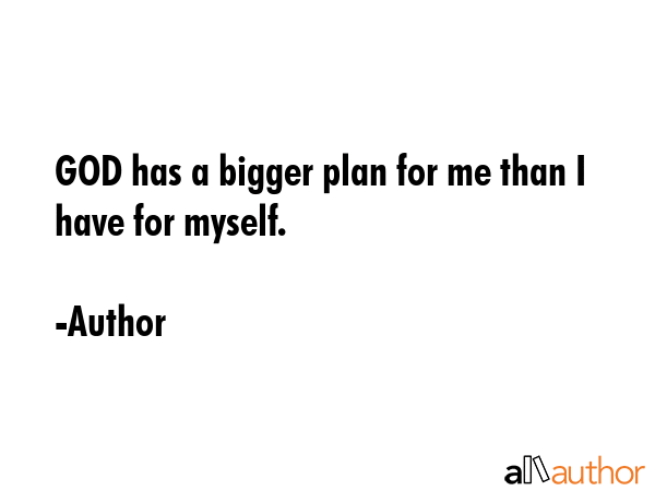 quotes about gods plan