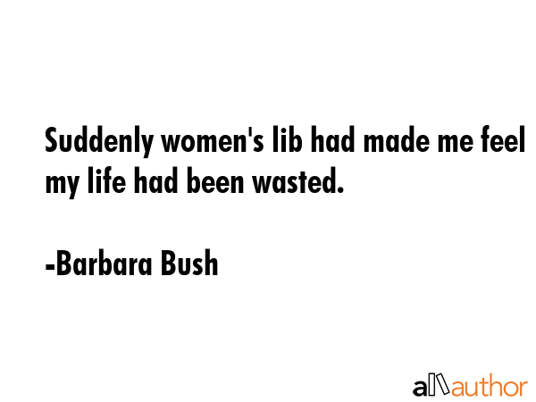 Suddenly women\