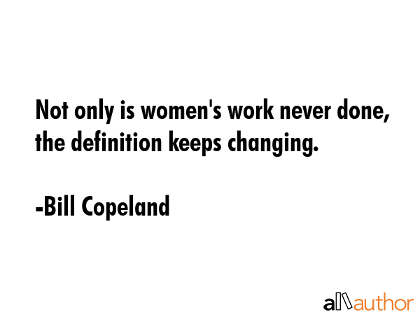 Not only is women\