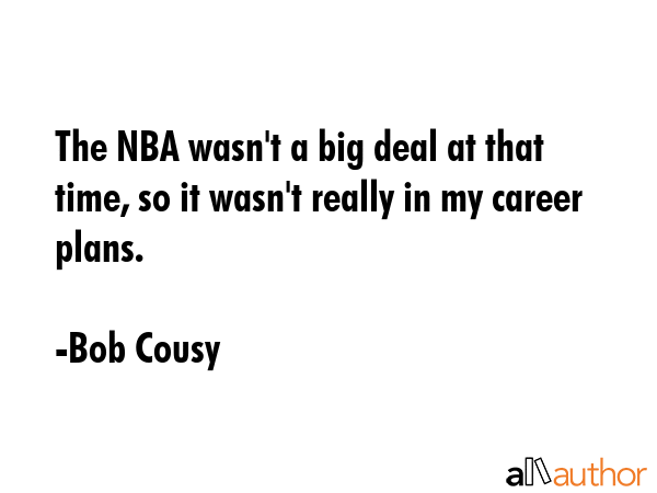 The NBA wasn\