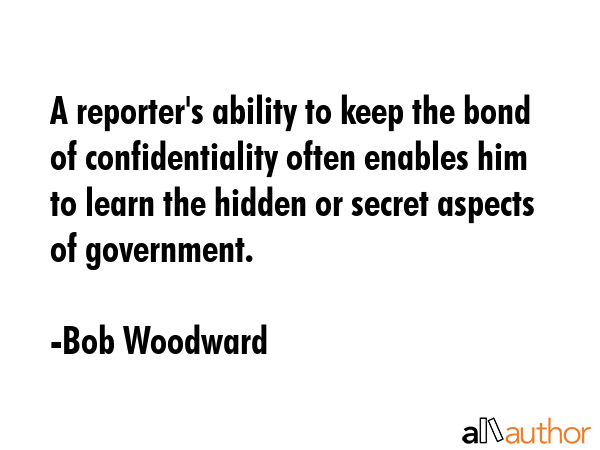 A reporter\