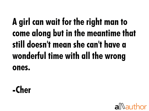 waiting for the right guy quotes