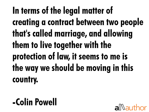 In terms of the legal matter of creating a contract between two people that\