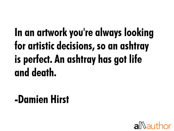 In an artwork you\
