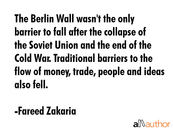 The Berlin Wall wasn\