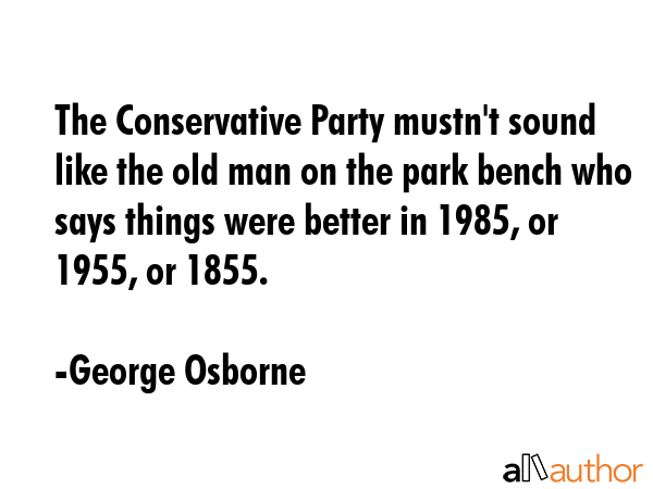 The Conservative Party mustn\