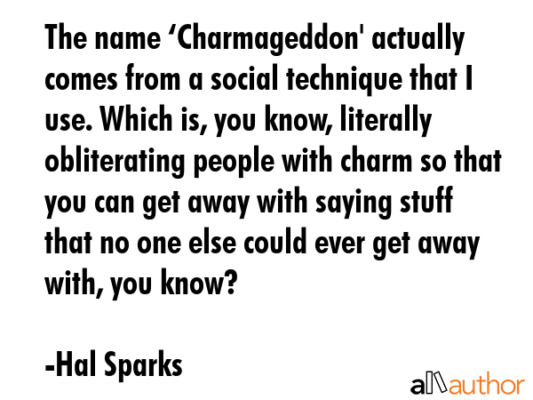 The name ‘Charmageddon\