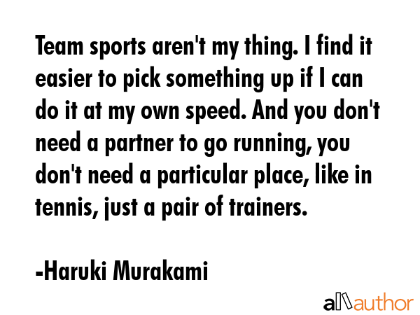 Team sports aren\