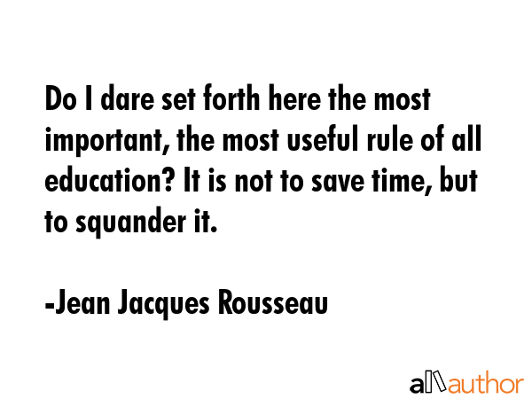 jean jacques rousseau quotes on education