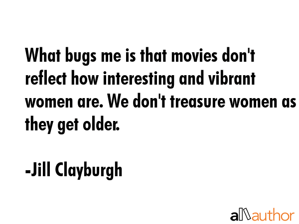 What bugs me is that movies don\