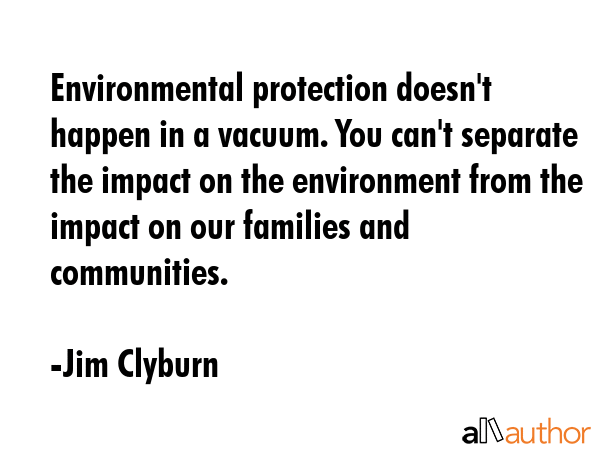 Environmental protection doesn\