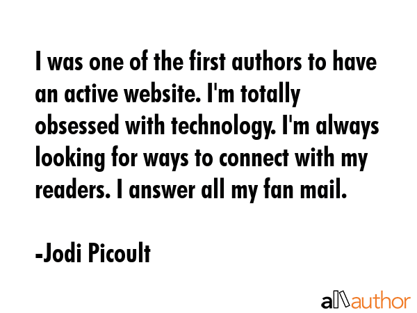 I was one of the first authors to have an active website. I\