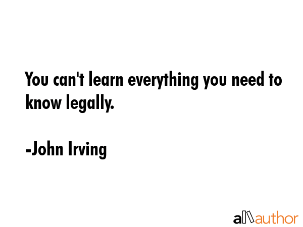 You can\