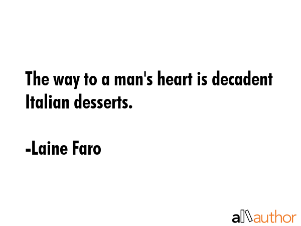 The way to a man\