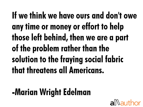If we think we have ours and don\