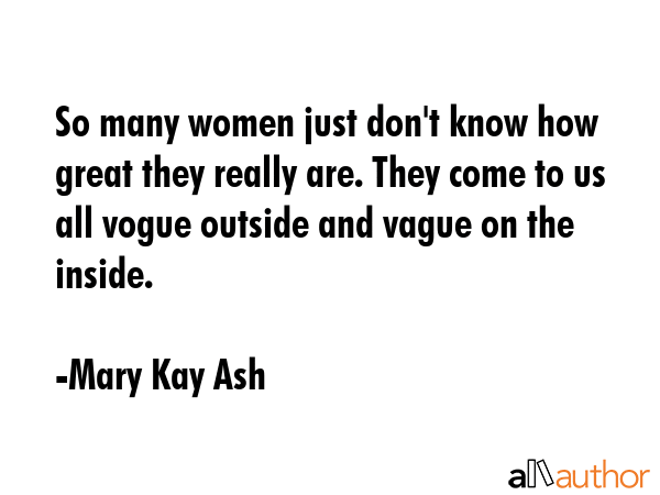 So many women just don\