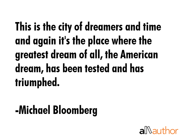 This is the city of dreamers and time and again it\