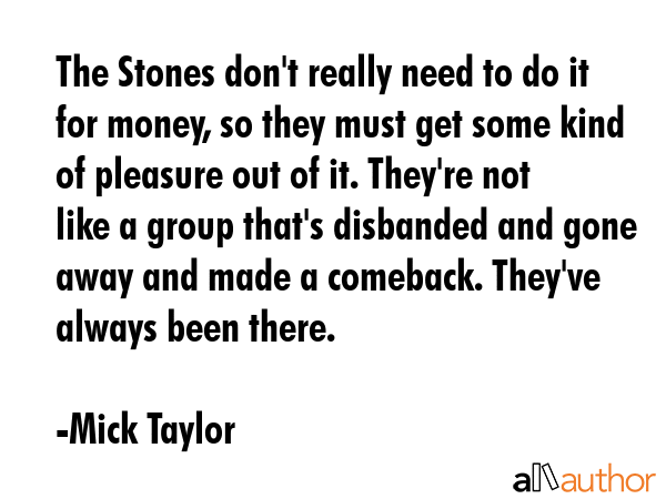 The Stones don\
