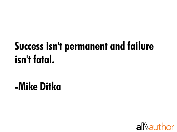 Success isn\