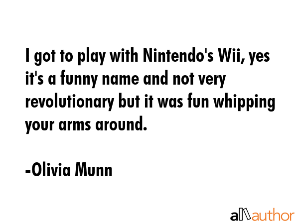 I got to play with Nintendo\
