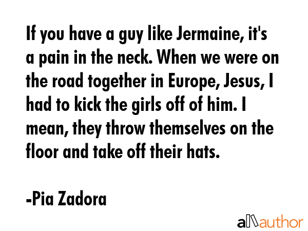 If you have a guy like Jermaine, it\
