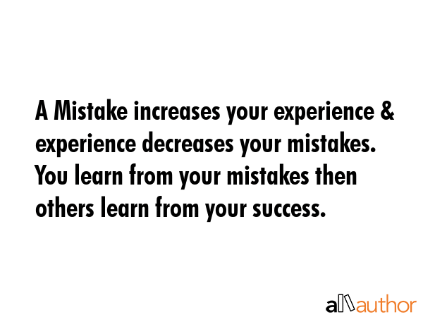 learning from your mistakes quotes