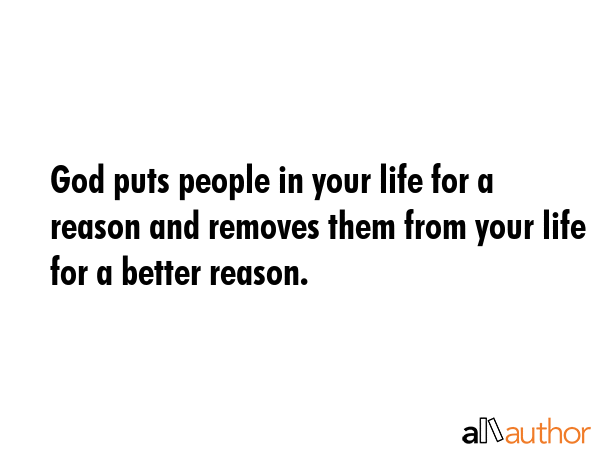quotes about people in your life for a reason