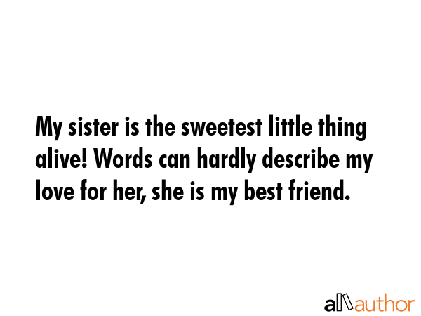 little sister sayings