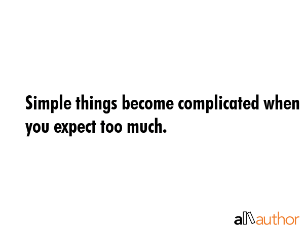 complicated quotes