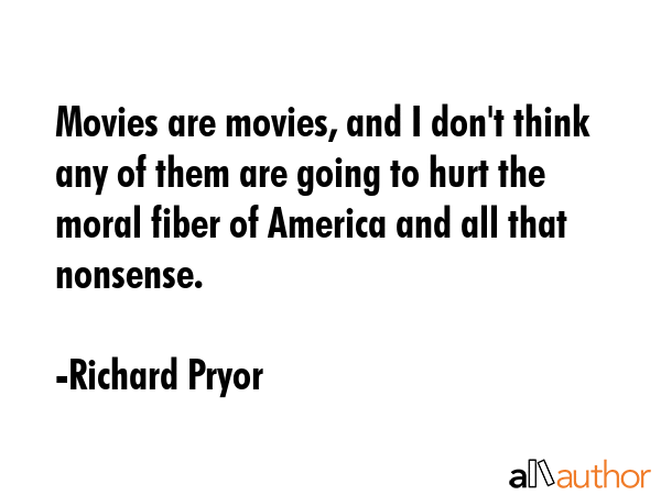 Movies are movies, and I don\