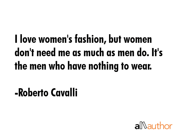 I love women\