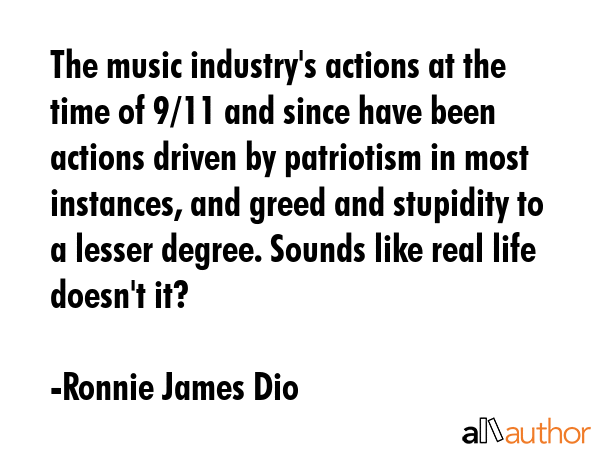 The music industry\