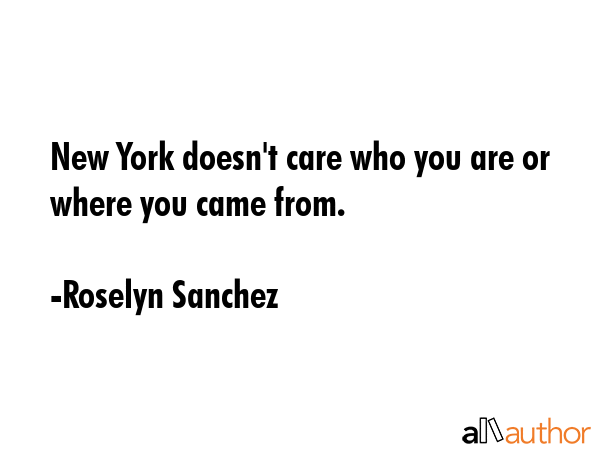 New York doesn\