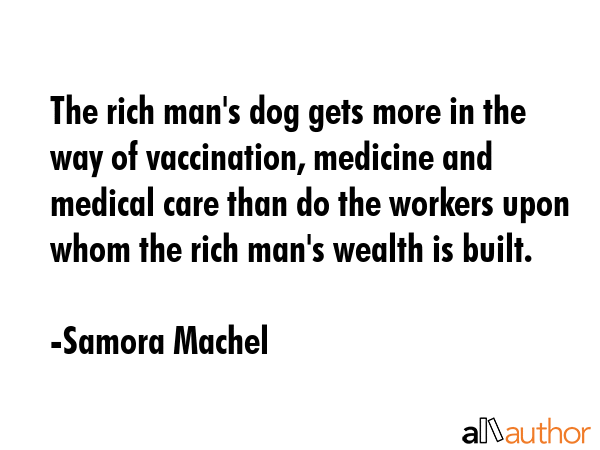 The rich man\