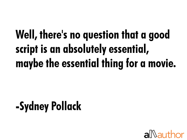 Well, there\