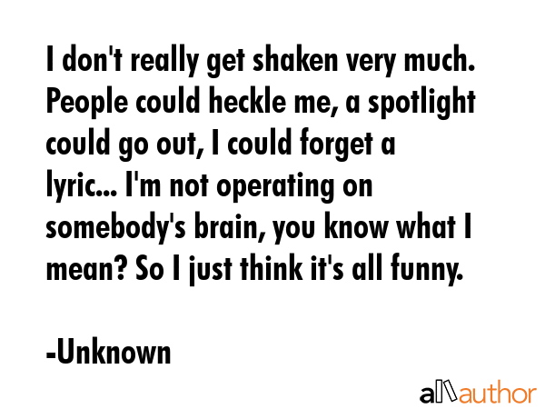 I don\