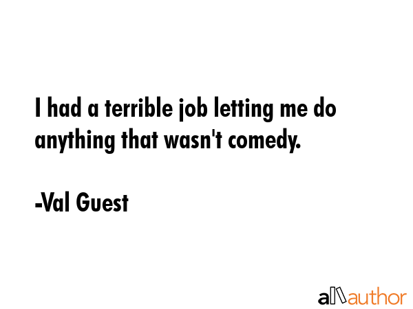 I had a terrible job letting me do anything that wasn\